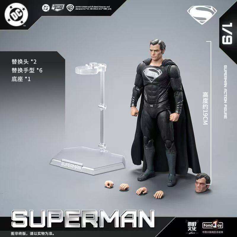 Black-Suit Superman 2.0 — Fondjoy DC Action Figure - image 5