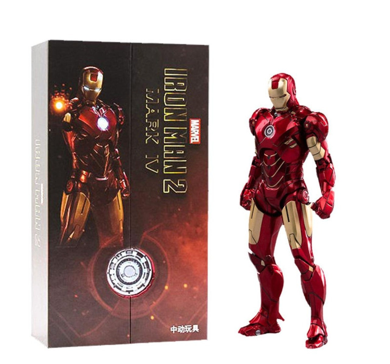 Iron Man Mark IV ZD Toys Action Figure – 1/10 Scale Marvel Collectible (Iron Man 2)