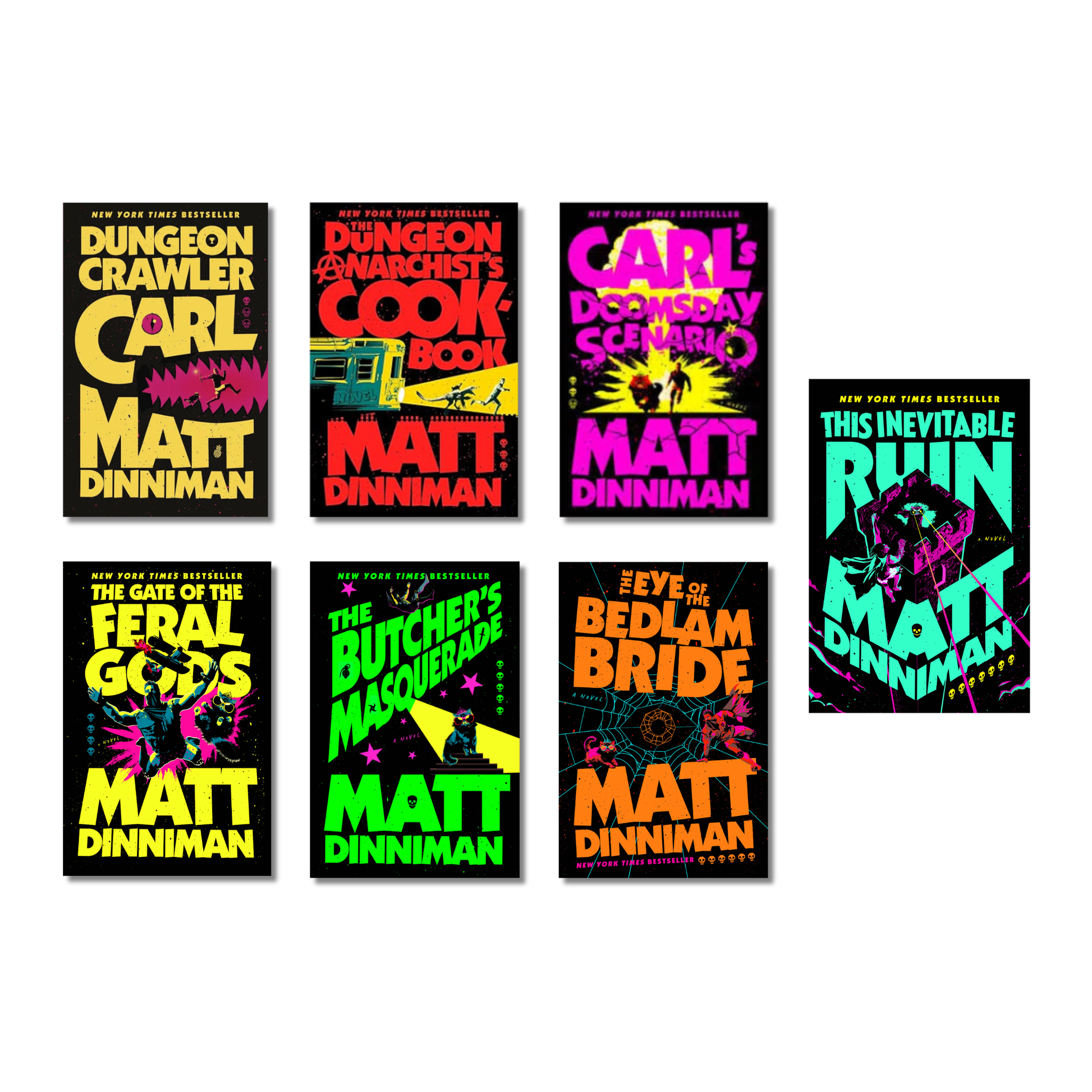 [Combo] Dungeon Crawler Carl: 7 Books book combo set