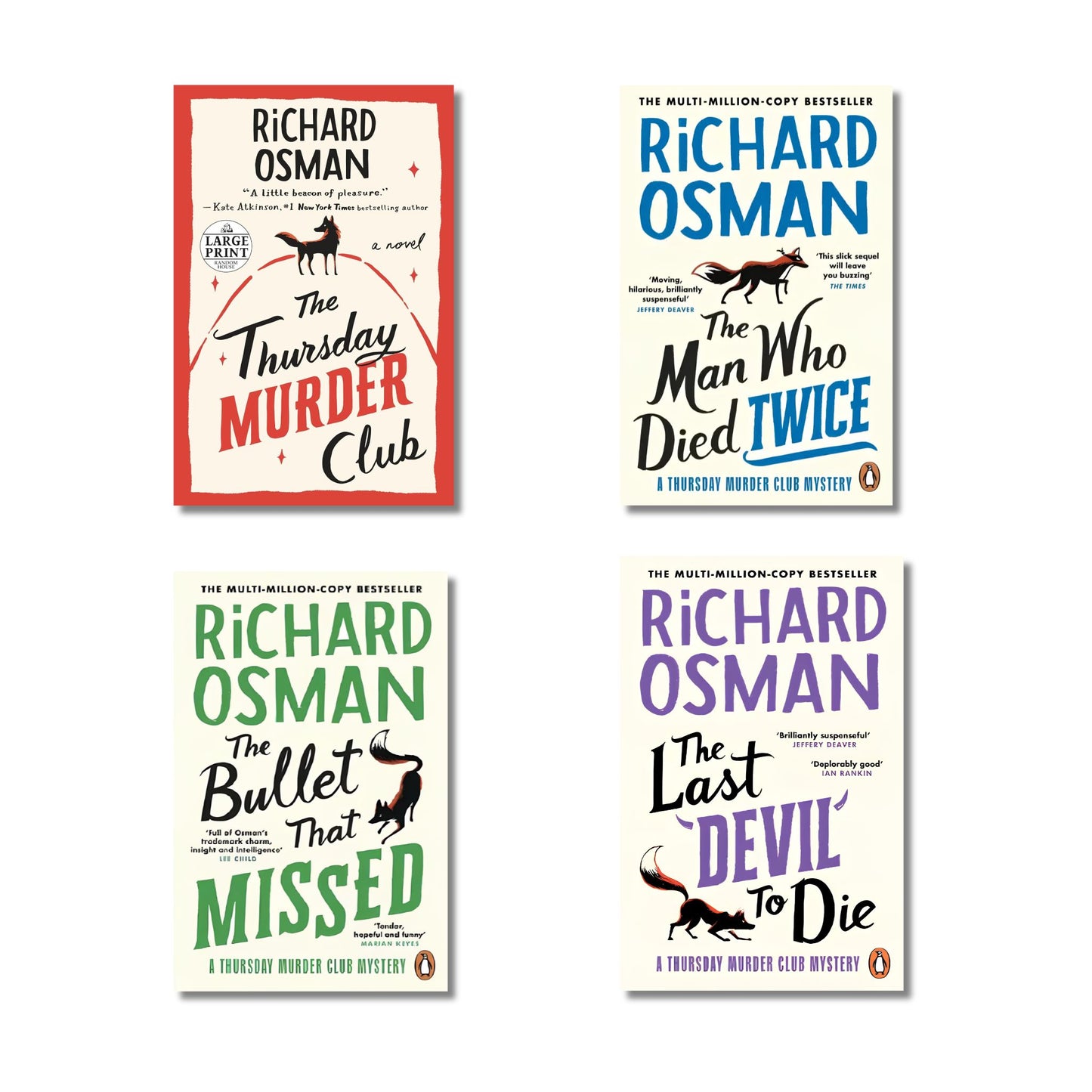 [Combo] Thursday Murder Club: 4 Books book combo set