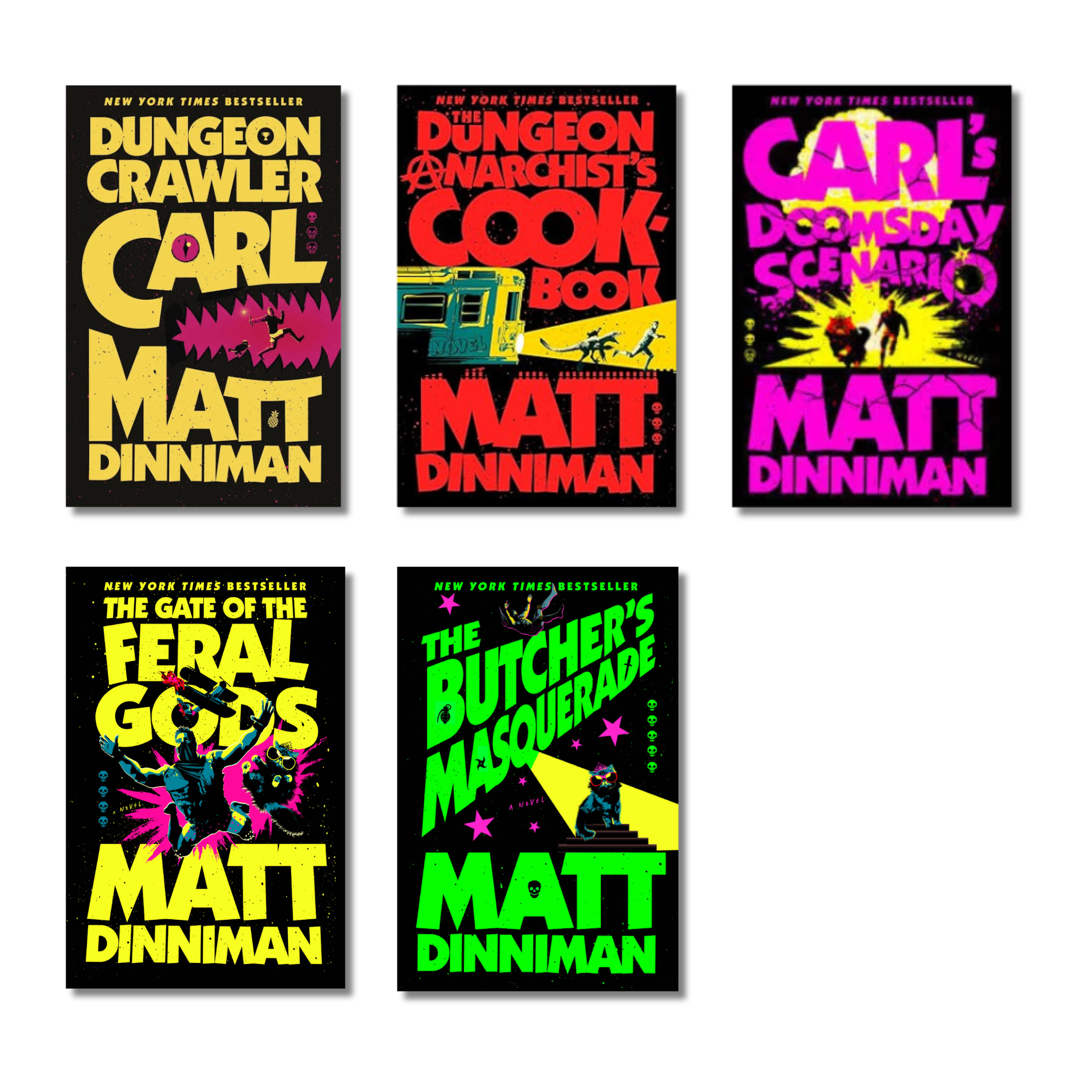 [Combo] Dungeon Crawler Carl: 5 Books book combo set