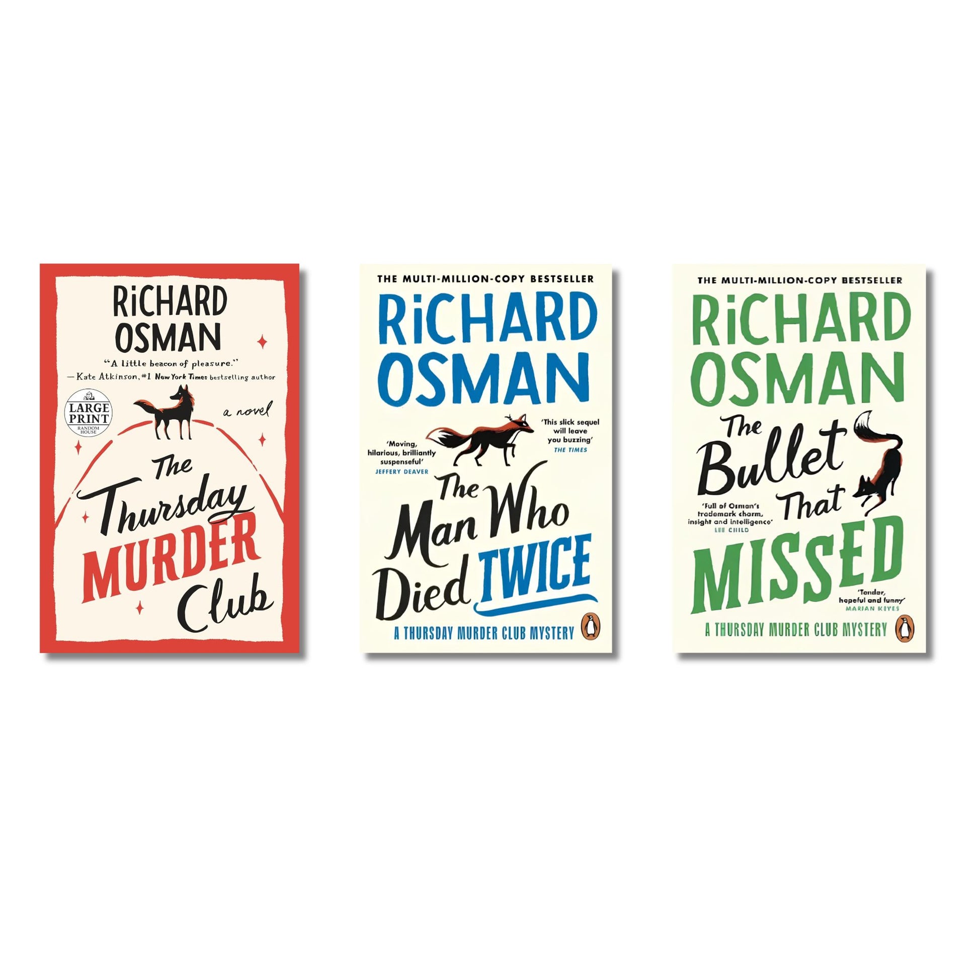 [Combo] Thursday Murder Club: 3 Books book combo set