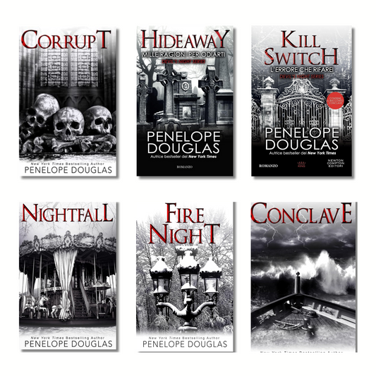 (Combo 6 Book) Corrupt + Hideaway + Kill Switch + Conclave + Nightfall + fire Night