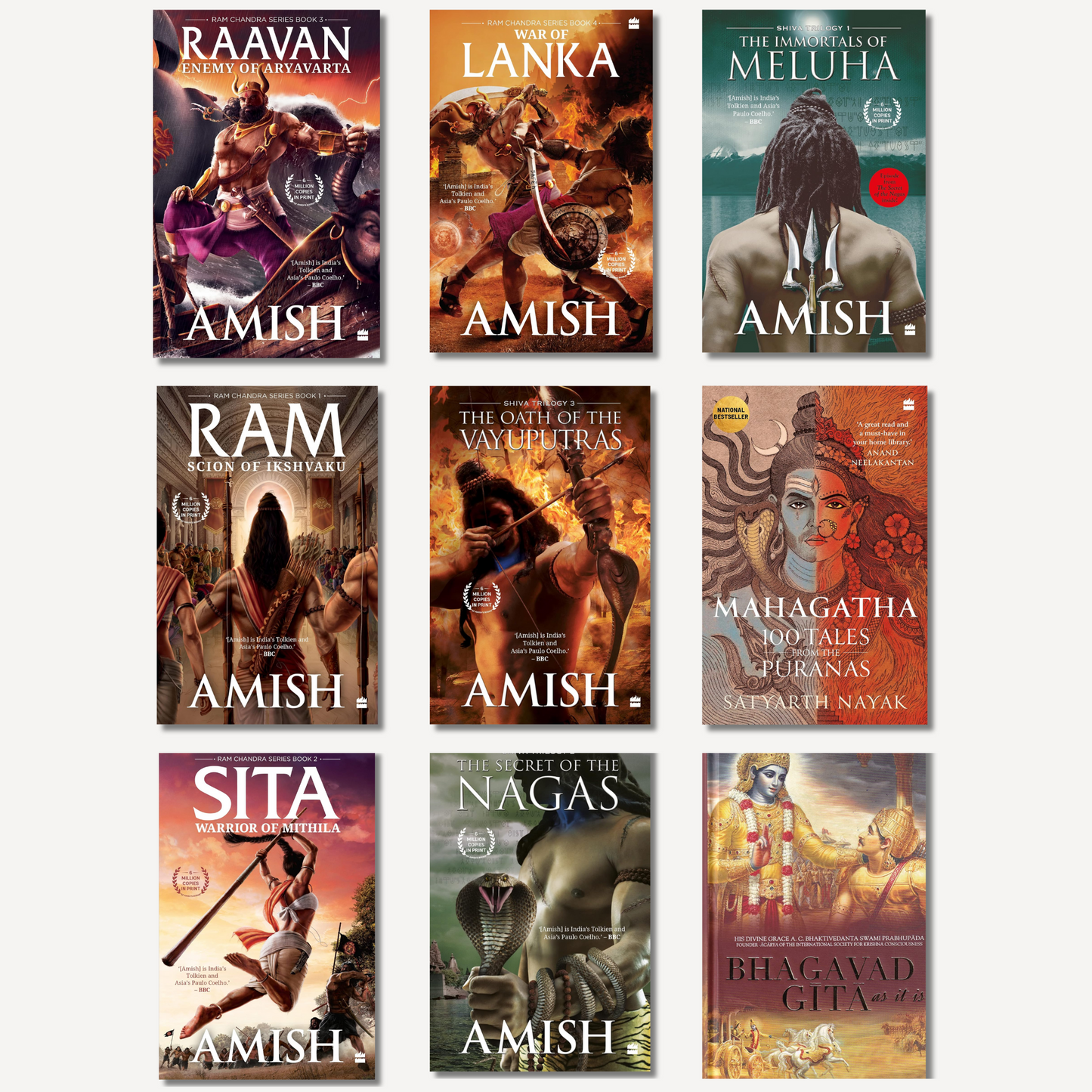 INDIAN Mythology Combo of 9 Books