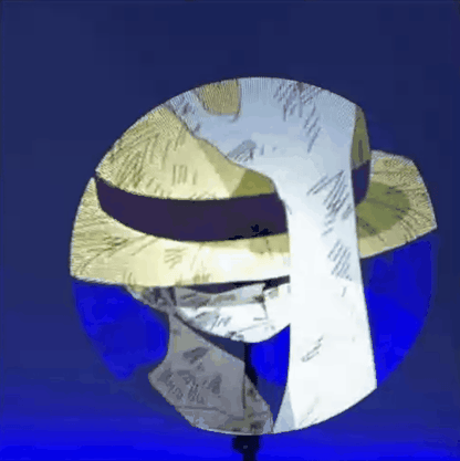 OtakuVision™ 3D Hologram Fan Dual Blade Fan - Customizable - 1