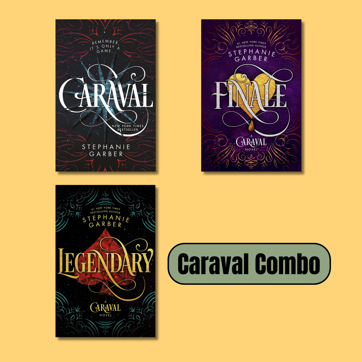Caraval Combo by Stephanie Garber (Paperback)