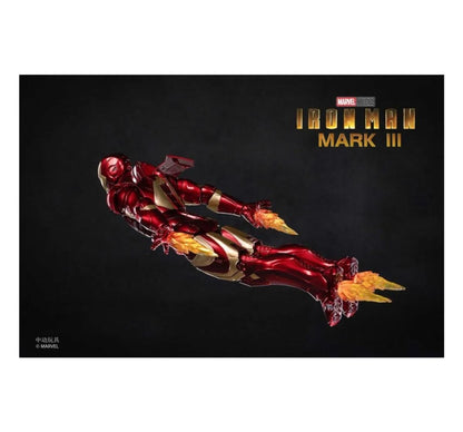 Iron Man Mark III ZD Toys Action Figure – 1/10 Scale Marvel Collectible (Iron Man)