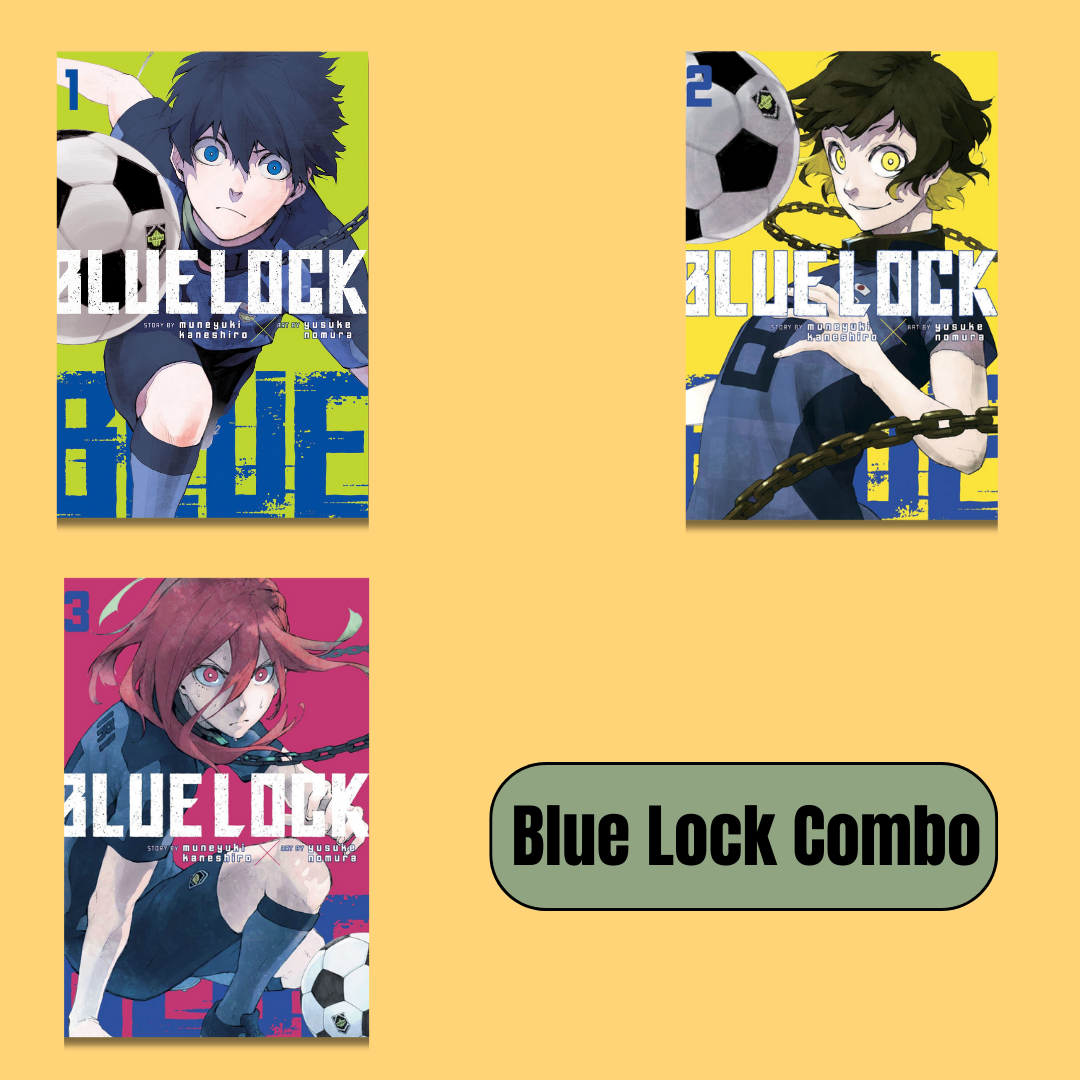 Audio Blue Lock Rivals Book Blue Lock Combo: 3 Books By Muneyuki Kaneshiro (Paperback)- Gyaanstore