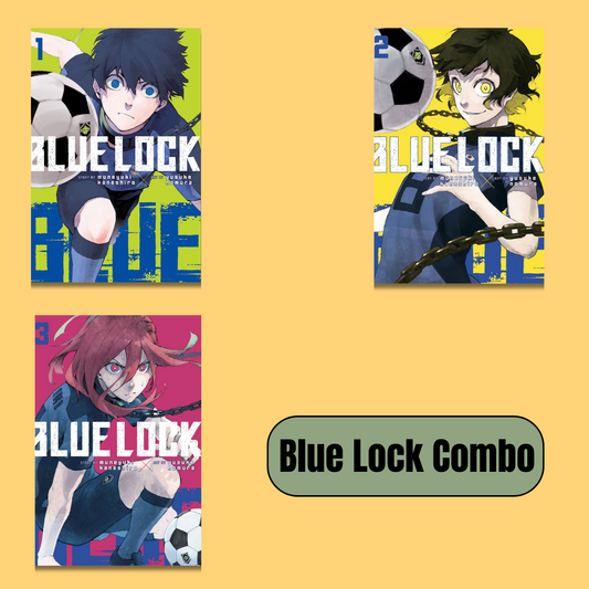Blue Lock Combo: 3 Books By  Muneyuki Kaneshiro (Paperback)