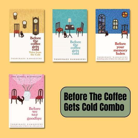 [Combo of 4 books] "Before the Coffee Gets Cold" By Toshikazu Kawaguchi (Paperback)