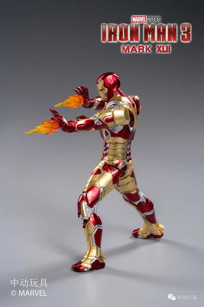Iron Man Mark XLII ZD Toys Action Figure – 1/10 Scale Marvel Collectible (Iron Man 3)