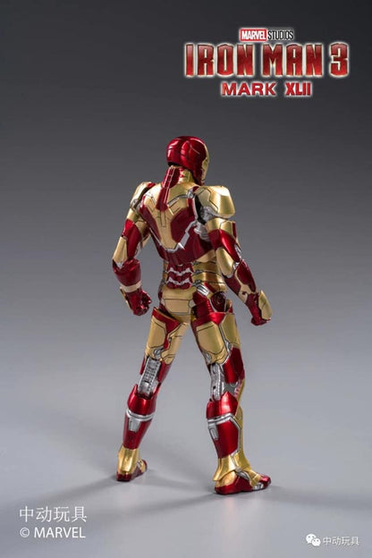 Iron Man Mark XLII ZD Toys Action Figure – 1/10 Scale Marvel Collectible (Iron Man 3)