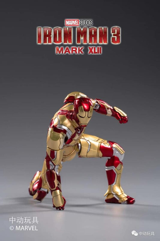 Iron Man Mark XLII ZD Toys Action Figure – 1/10 Scale Marvel Collectible (Iron Man 3)