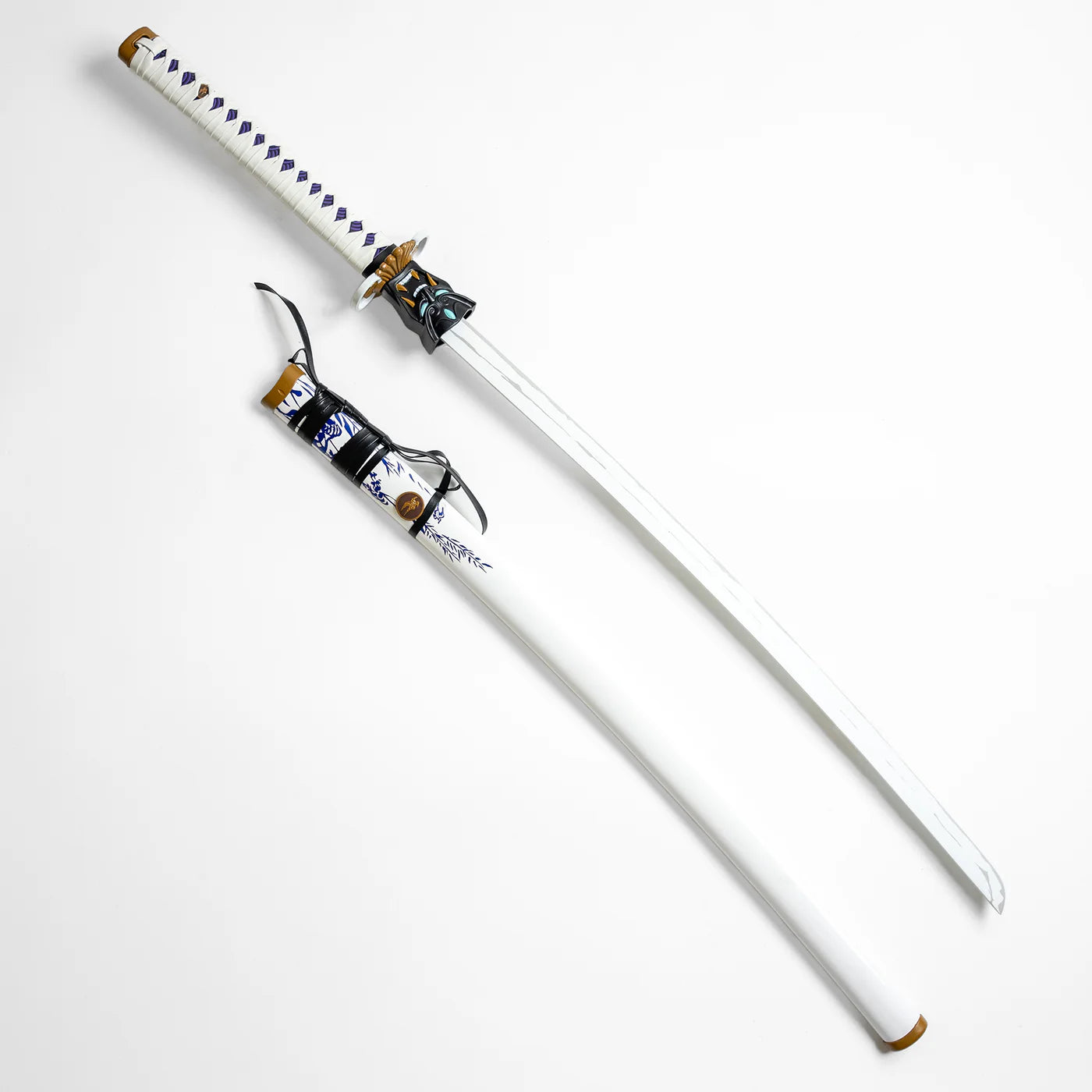Onimaru Kunitsuna White Katana Replica – 103 cm Decorative Samurai Sword