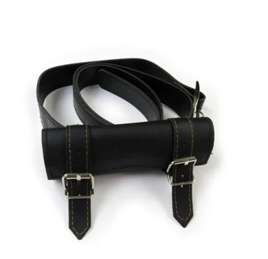 Katana Sword Holder Belt with Single Holster (Black / White)