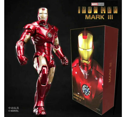 Iron Man Mark III ZD Toys Action Figure – 1/10 Scale Marvel Collectible (Iron Man)