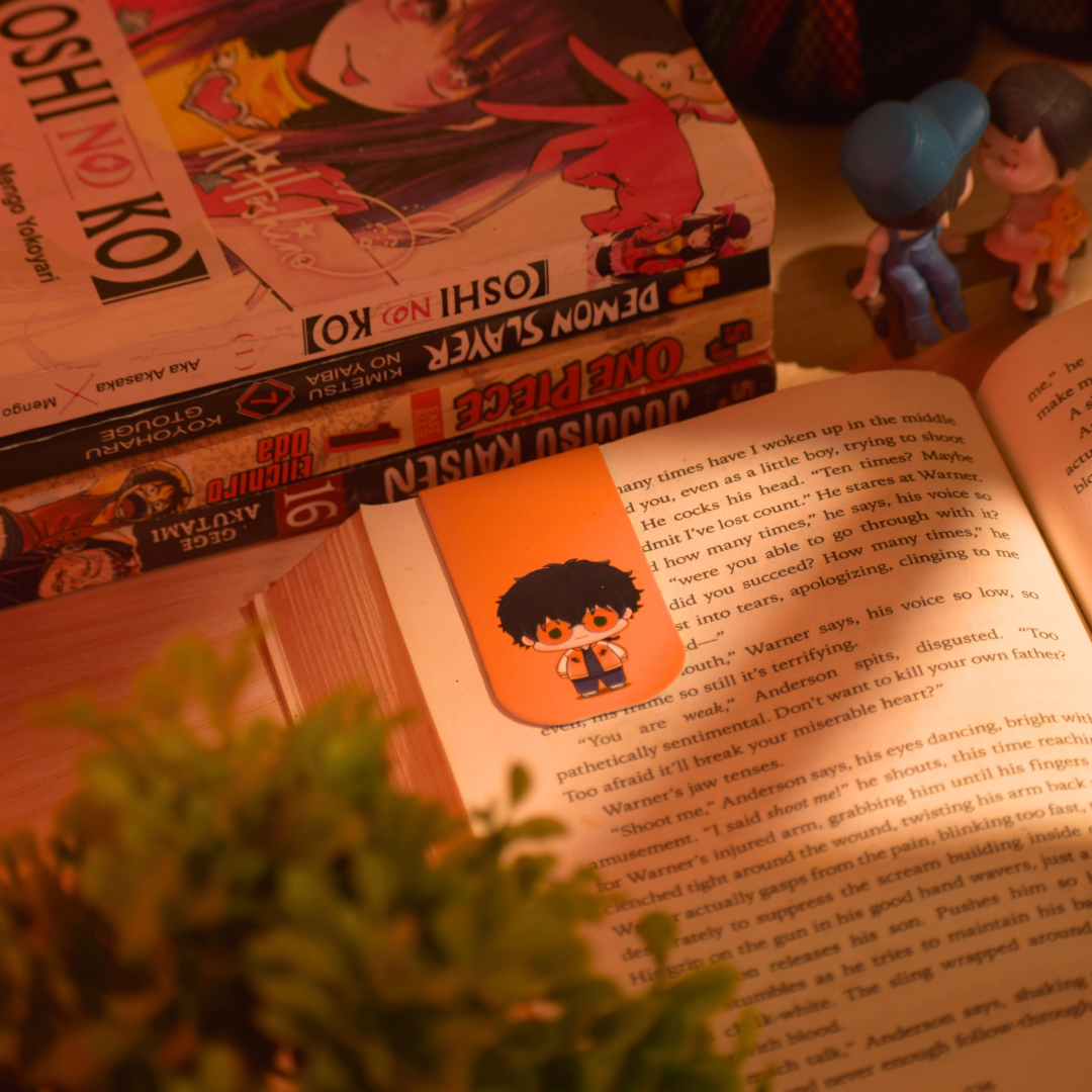 Windbreaker Anime Magnetic Bookmarks – Set of 6 | Chibi Sakura, Suo, Hiragi & More