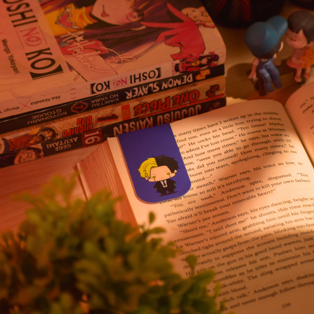 Mashle: Magic and Muscles Magnetic Bookmarks – Set of 6 | Chibi Mash, Dot, Lance & More