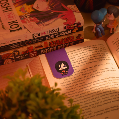 Naruto Akatsuki Magnetic Bookmarks – Set of 6 | Chibi Itachi, Pain, Deidara & More
