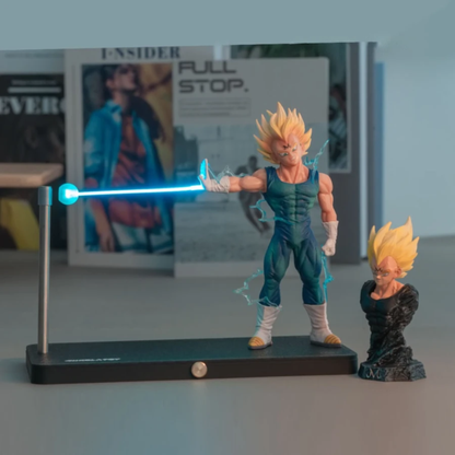 Vegeta Super Saiyan LED Energy Effect Anime Figure (16 Cm)