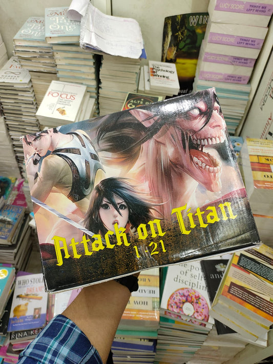 Attack on Titan Complete Box Set, Vol. (1 to 21)