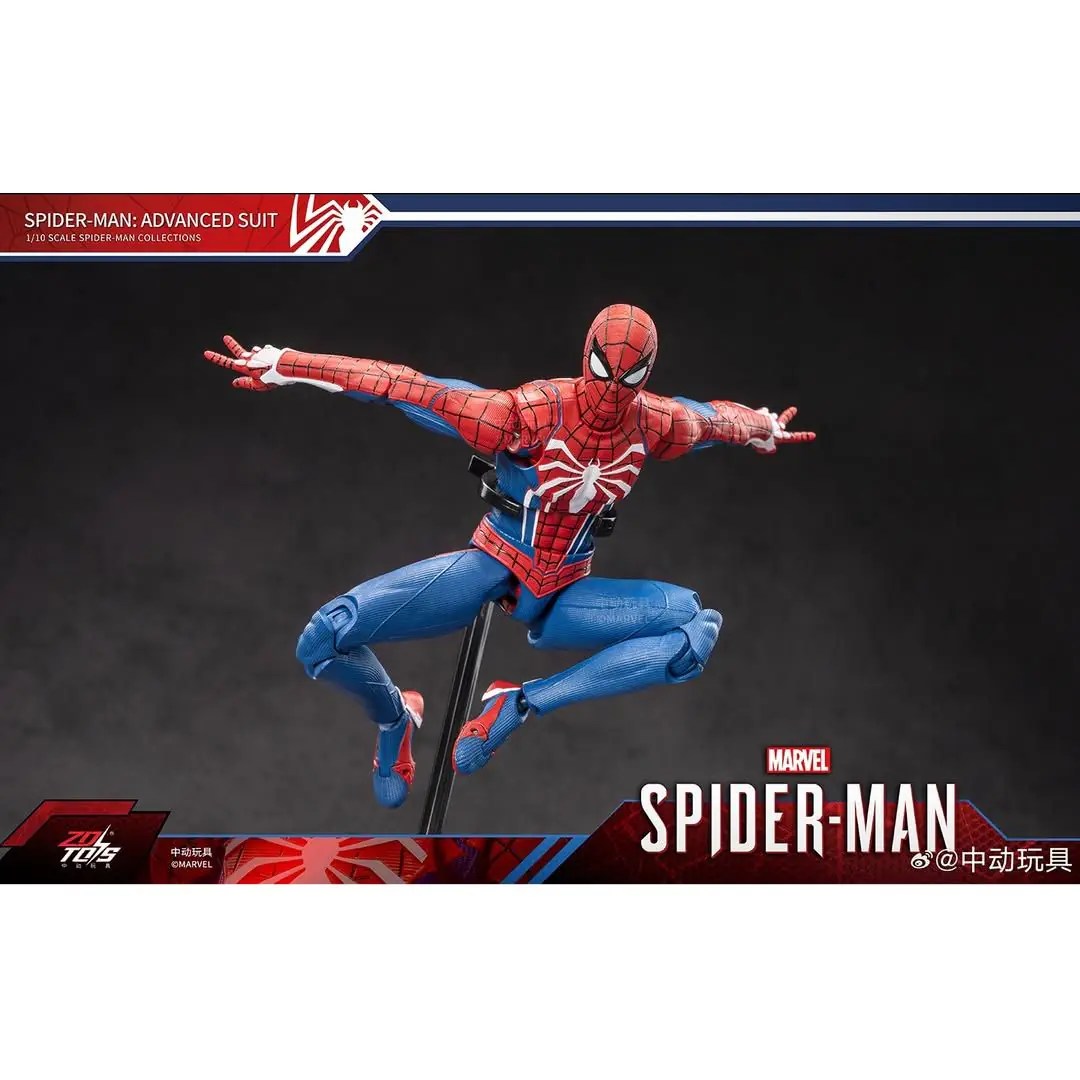 Spider-Man Advanced Suit ZD Toys Action Figure – 1/10 Scale Marvel Collectible
