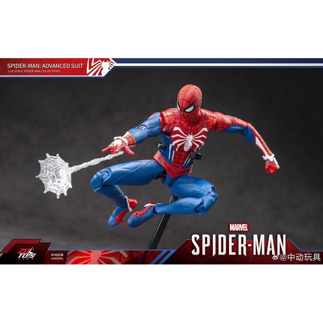 Spider-Man Advanced Suit ZD Toys Action Figure – 1/10 Scale Marvel Collectible