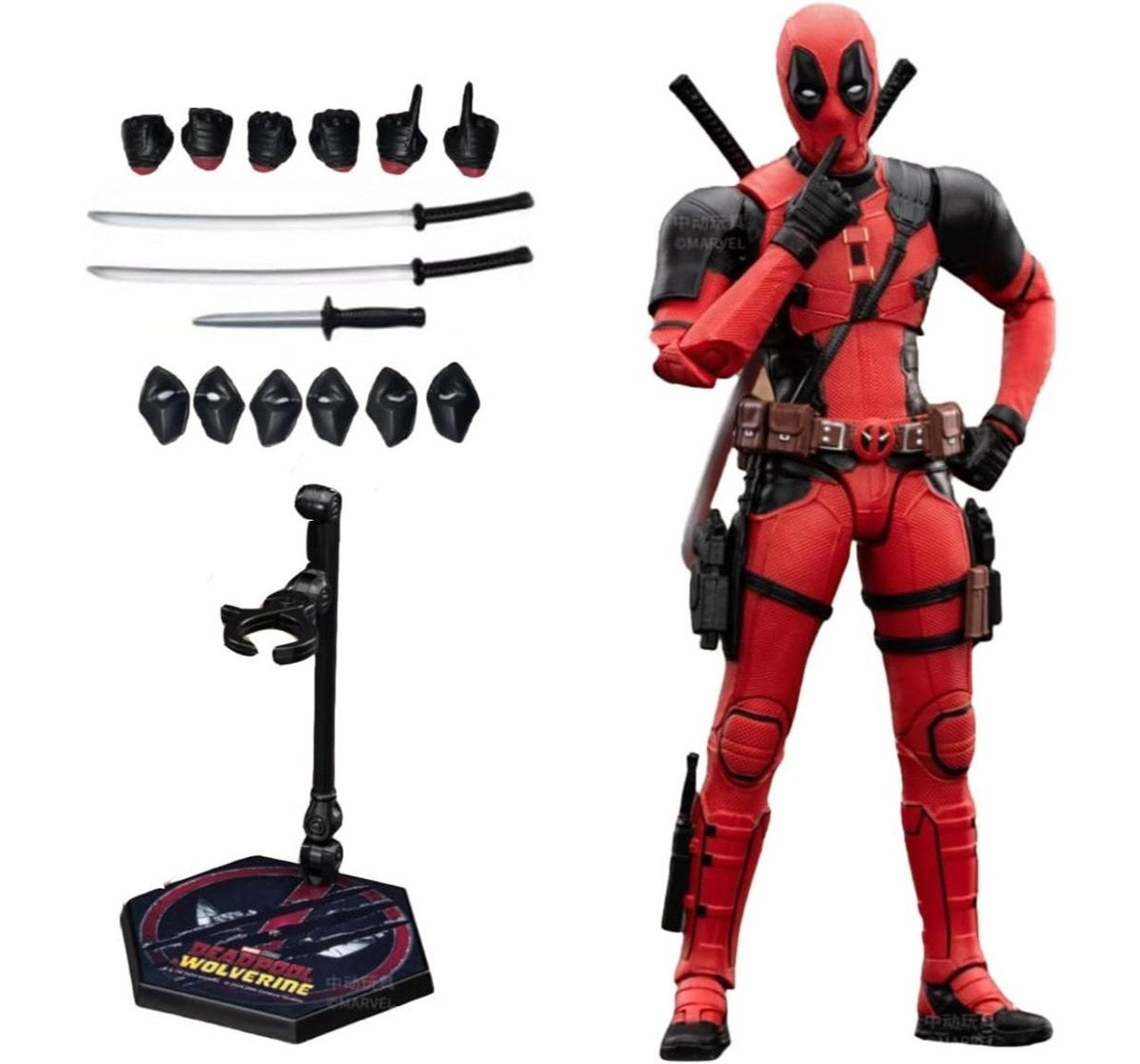 Deadpool ZD Toys Action Figure – 1/10 Scale Marvel Collectible (Deadpool & Wolverine)