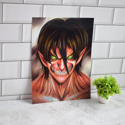 Attack on Titan Eren Yeager Titan Shift 3D Lenticular A3 Poster – Eren's Titan