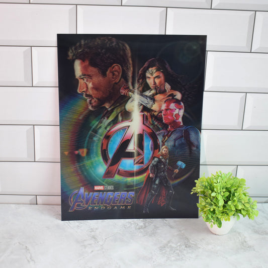Avengers Endgame Heroes 3D Lenticular A3 Poster – design 1