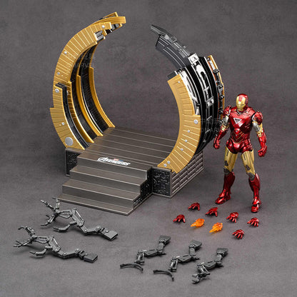 Iron Man Mark 6 with Suit-Up Gantry — ZD Toys Set - image 4