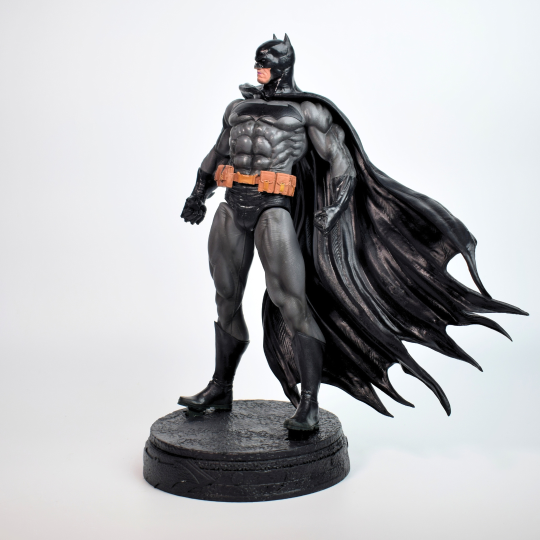 Batman ultimate 38cm Action Figure - side angle view with flowing black cape