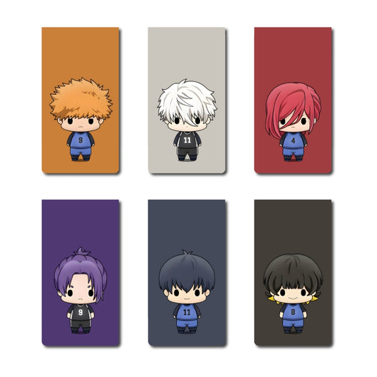 Blue Lock Magnetic Bookmarks (Set of 6) – Chibi Anime Bookmark Set | Gyaanstore Exclusive
