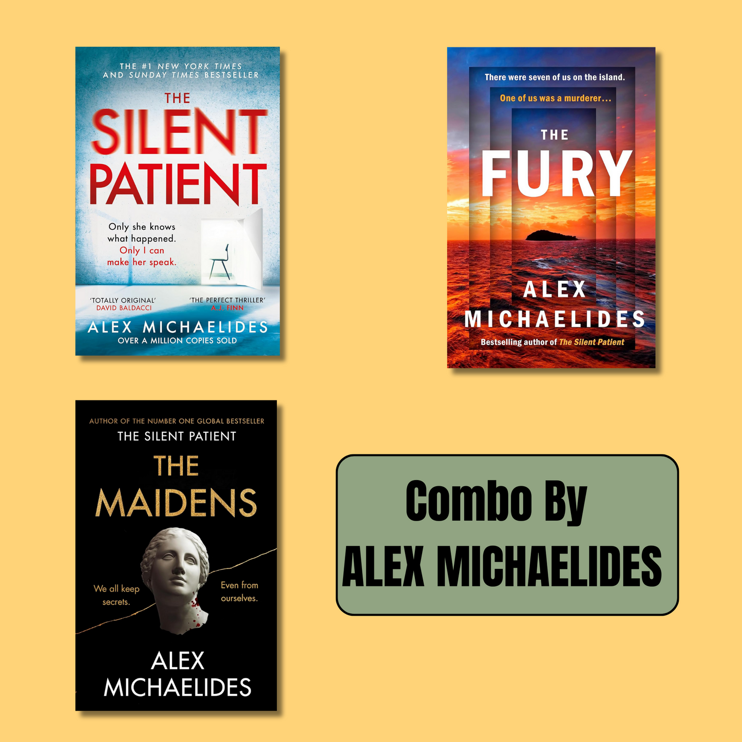 Alex Michaelides : Set of 3 Books (Paperback)