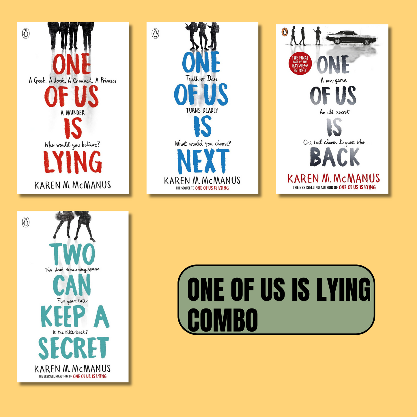 (Combo) One Of Us Is Lying Set of 4 Books (Paperback)