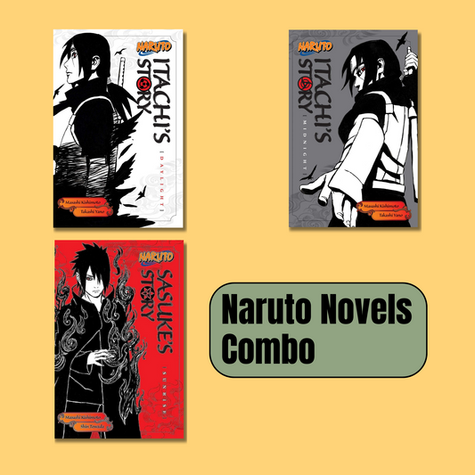 Naruto Novels Combo: 3 Books By Masashi Kishimoto  (Paperback)
