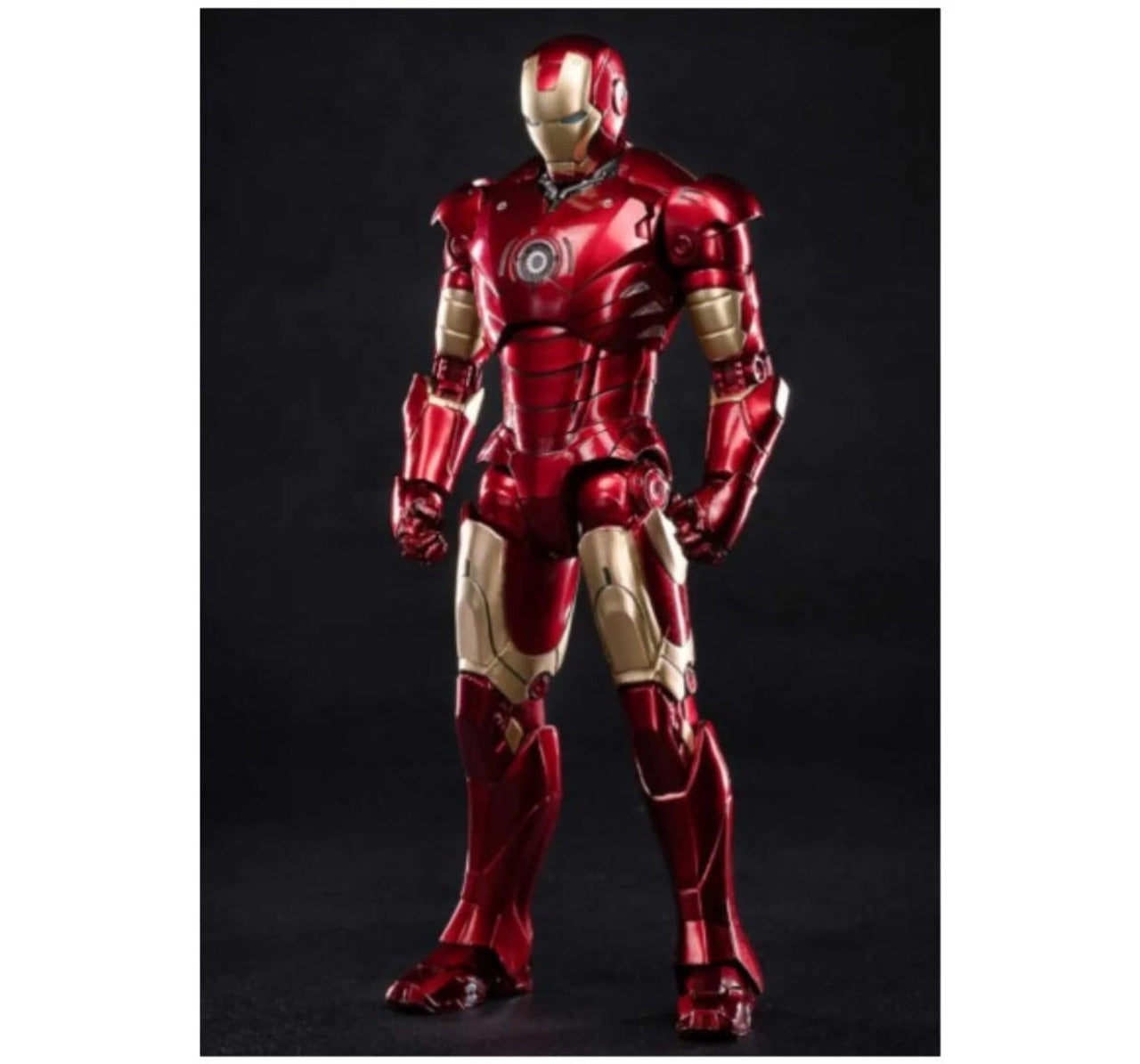 Iron Man Mark III ZD Toys Action Figure – 1/10 Scale Marvel Collectible (Iron Man)
