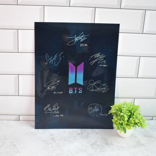 BTS Signature 3D Lenticular A3 Poster – design 1