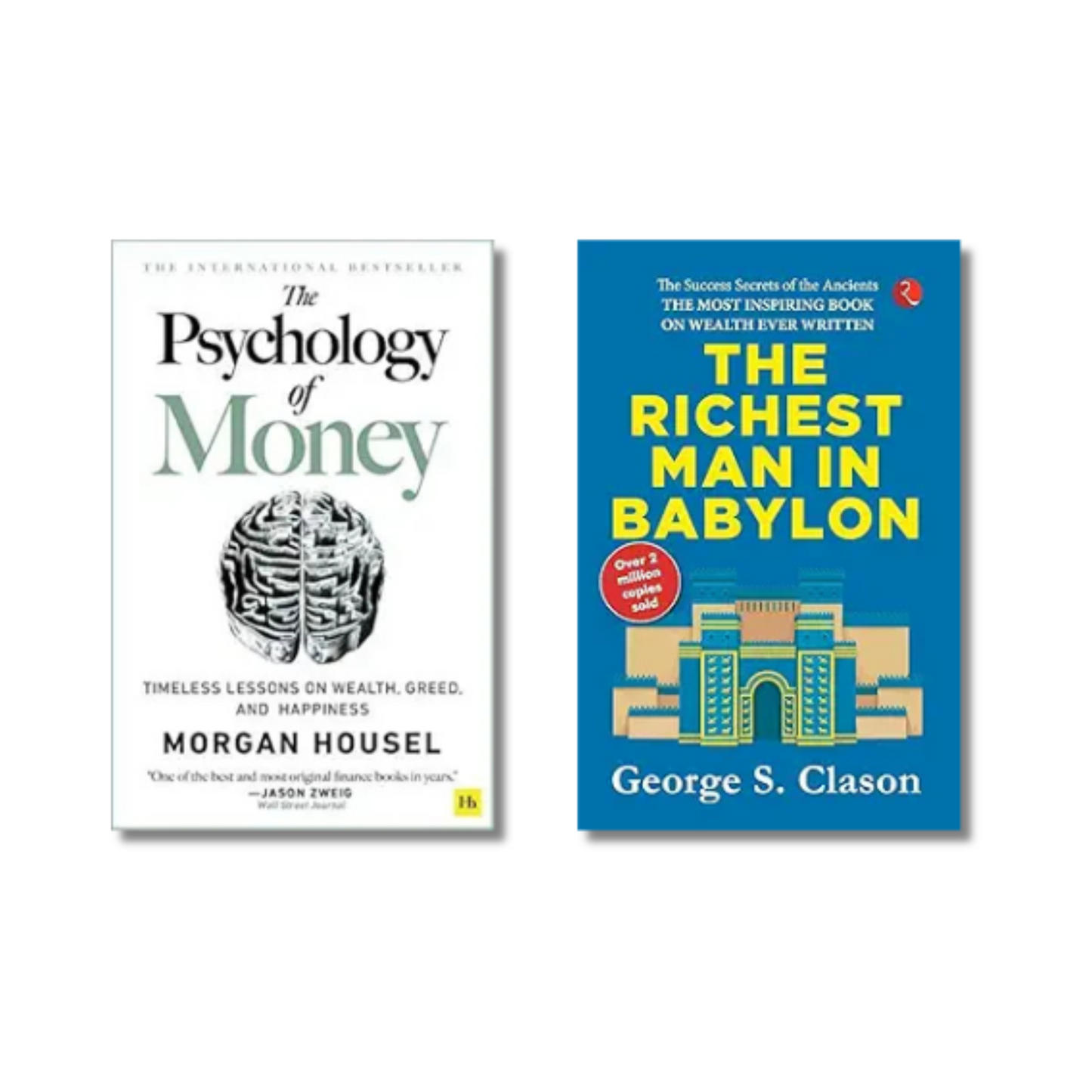 (Combo 2 Book) Psychology of Money + The Richest Man In Babylon