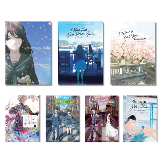 (Combo 7 Book) I Had That Same Dream Again, 5 Centimeters per Second, I Want to Eat Your Pancreas, My Happy Marriage, To Me, The One Who Loved You, To Every You I've Loved Before and She and Her Cat