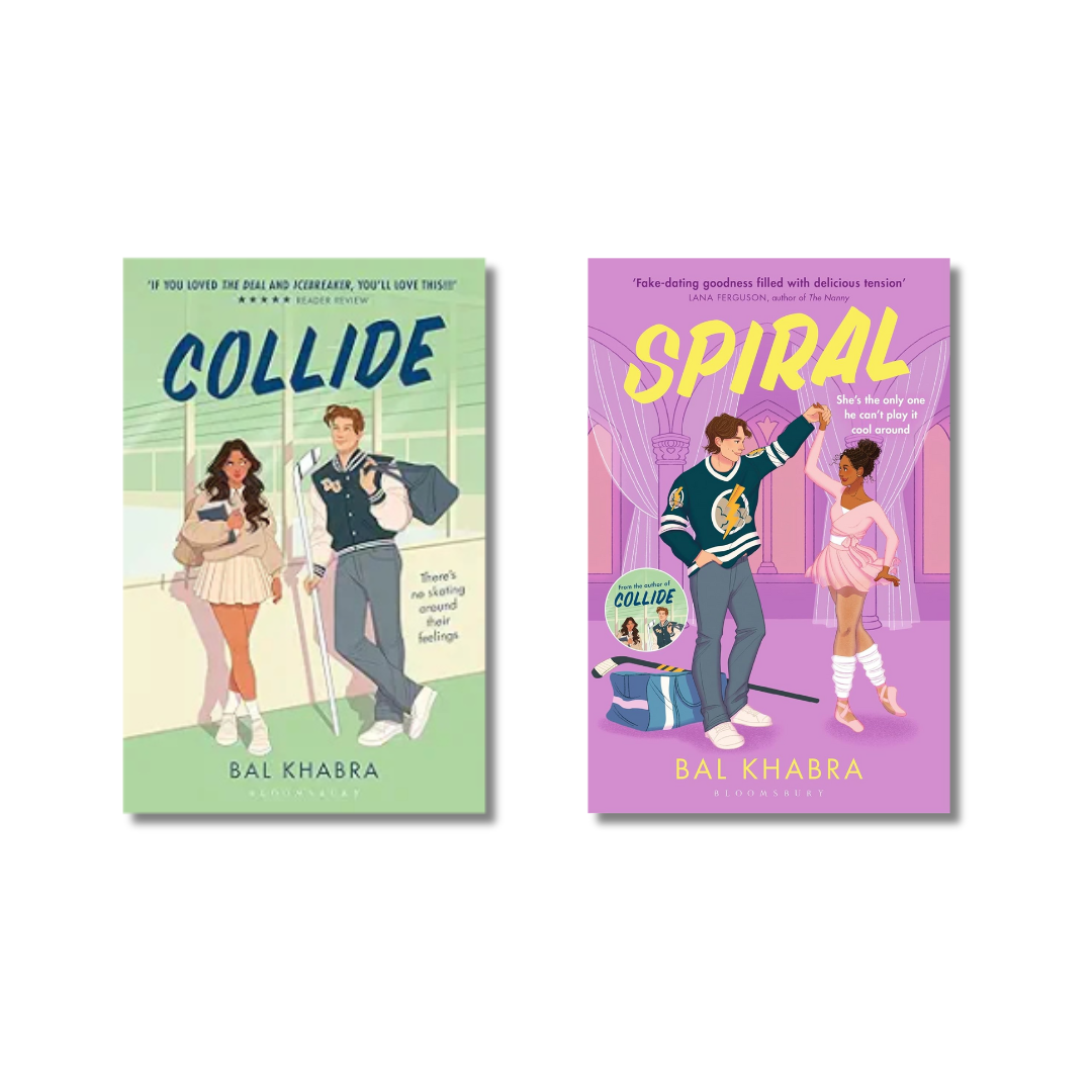 (Combo 2 Books) Collide + Spiral (Off The Ice Series) By Bal Khabra ...