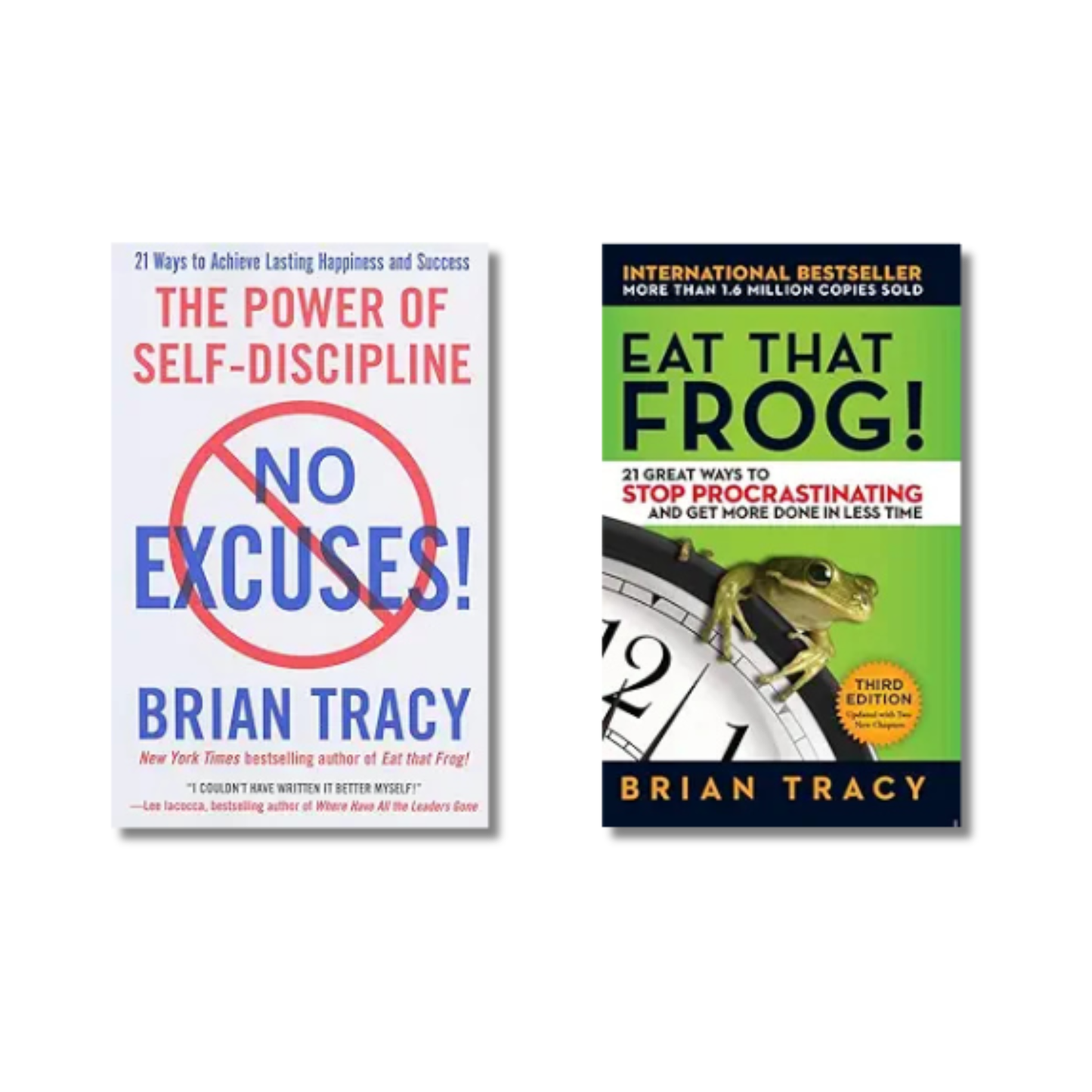 (Combo 2 Books) No Excuses + Eat That Frog