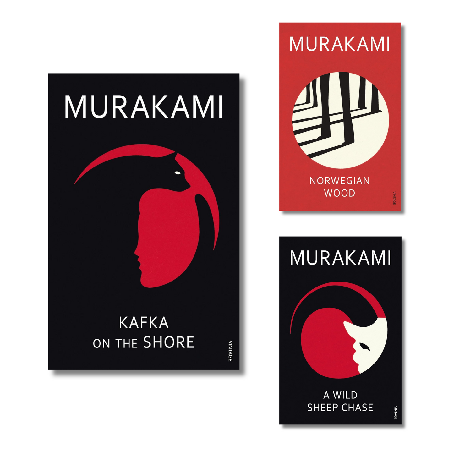 (Combo 3 Book) Kafka on the shore, Norwegian wood and A wild Sheep chase