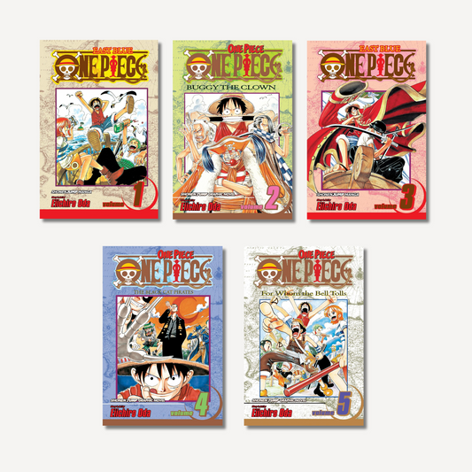 (Combo) One Piece Vol. 1 to 5