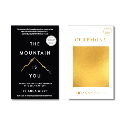 (Combo 2 Book) The Mountain is You by Brianna Wiest + Ceremony