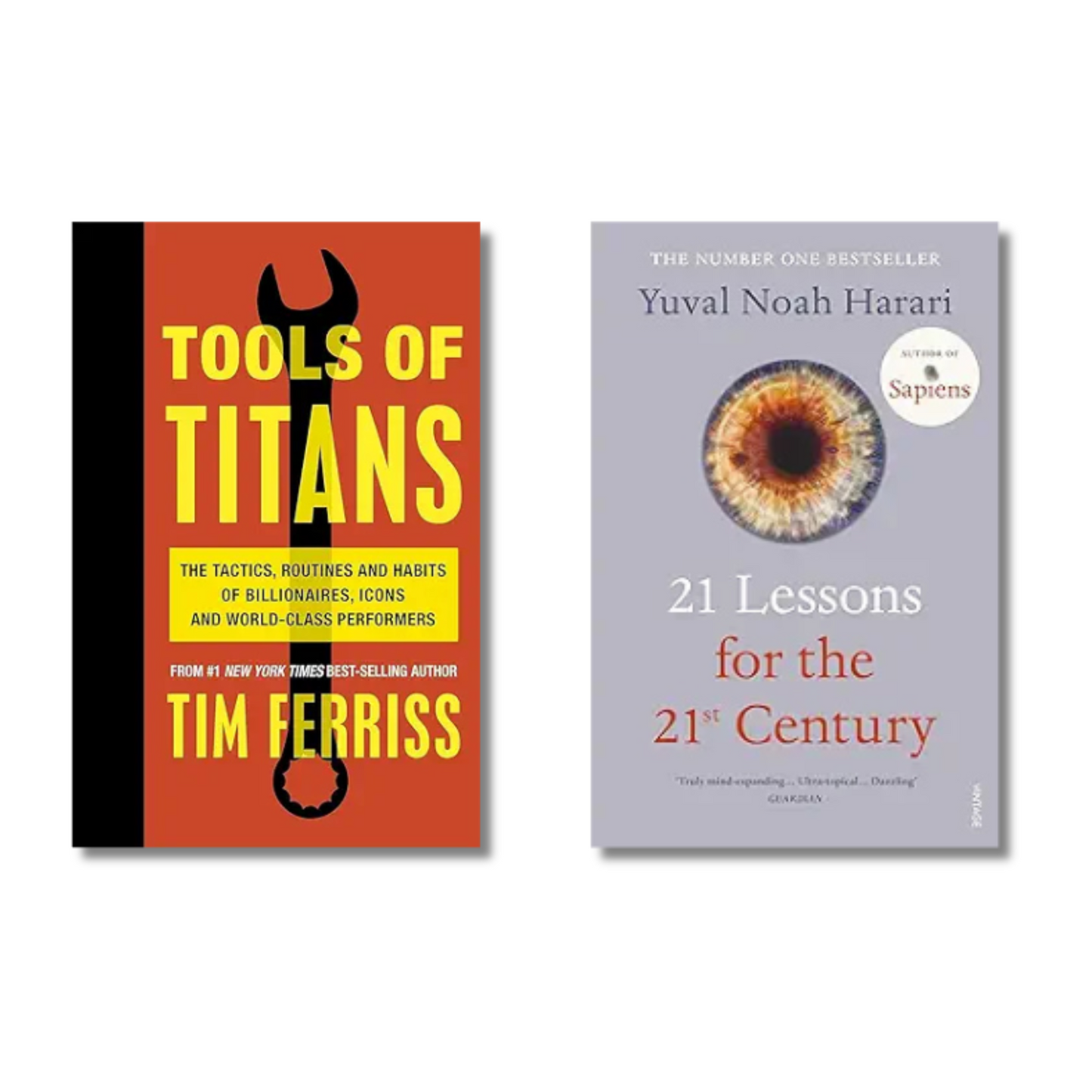 (Combo 2 Book) Tools of Titans + 21 Lessons for 21st Century