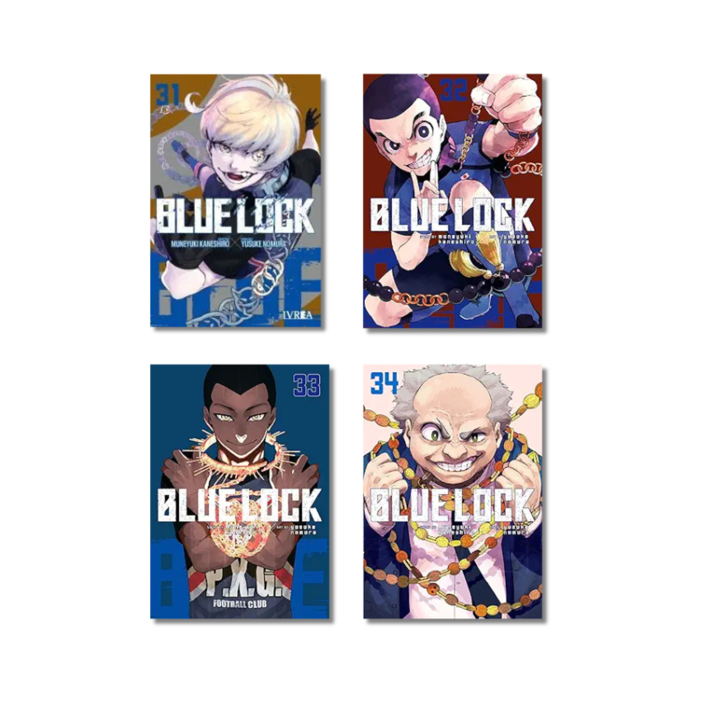 [Combo] Blue Lock Vol. 31 to 34