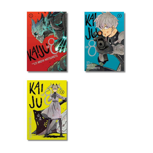 [Combo] Kaiju No 8 Manga : 3 Books By Naoya Matsumoto (Paperback)