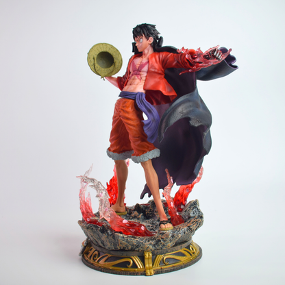 Conqueror's Haki Monkey D Luffy (Double Headed) - full figure angled view with outstretched haki fist