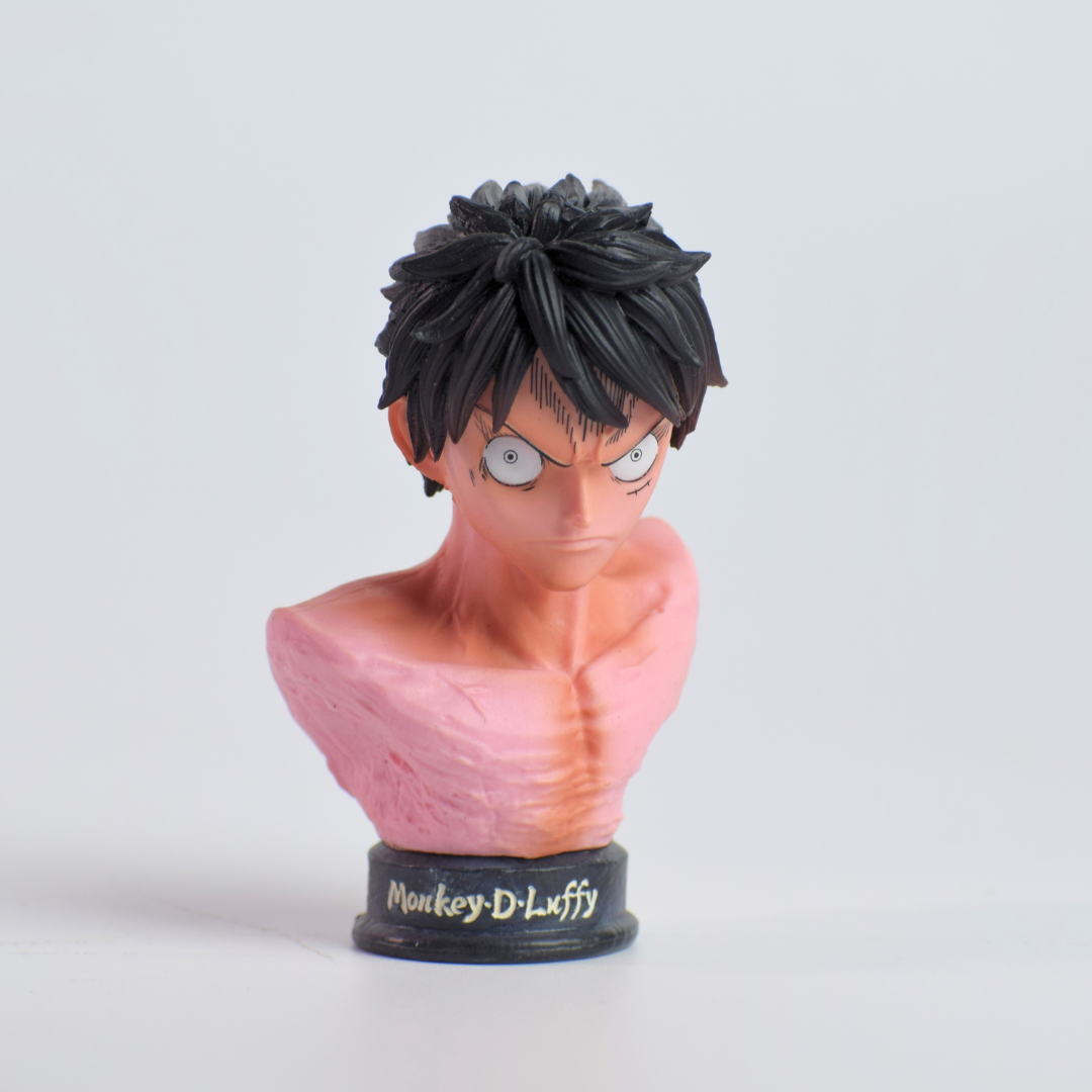 Conqueror's Haki Monkey D Luffy (Double Headed) - second interchangeable head on Monkey D. Luffy name stand